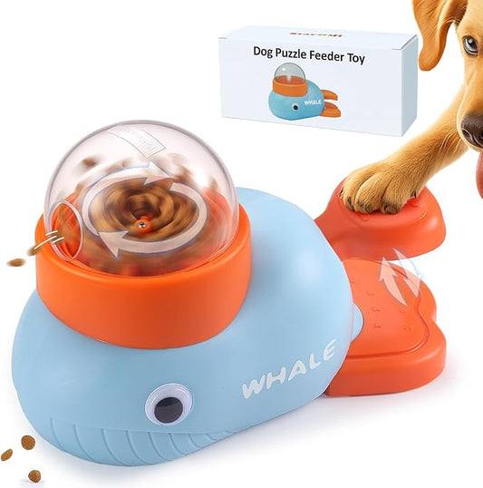 Star&Mi Interactive Dog Toys & Cat Toys for Indoor Cats, Dog Puzzle Toy Slow Feeder Bowl, Puppy Enrichment Toys, Interactive Cat Toys, Dog Feeder Puzzle Toy for Smart Dogs to Keep Them Busy